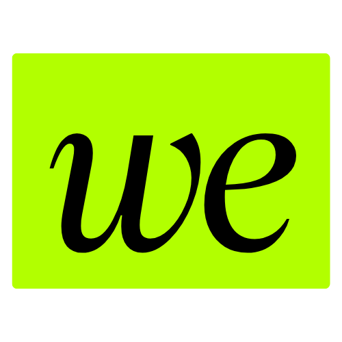 we logo